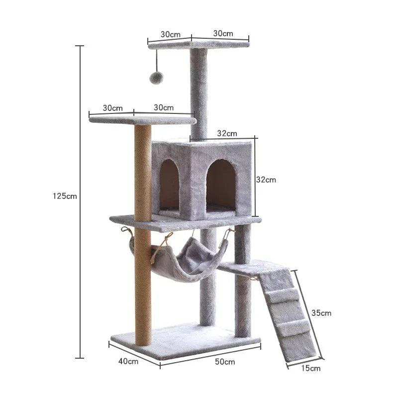 Milo™ Multi-Layer Cat Tree & Tower – Play, Rest & Scratch in One