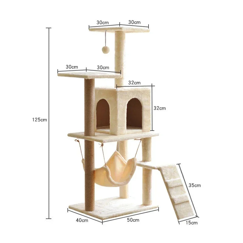 Milo™ Multi-Layer Cat Tree & Tower – Play, Rest & Scratch in One