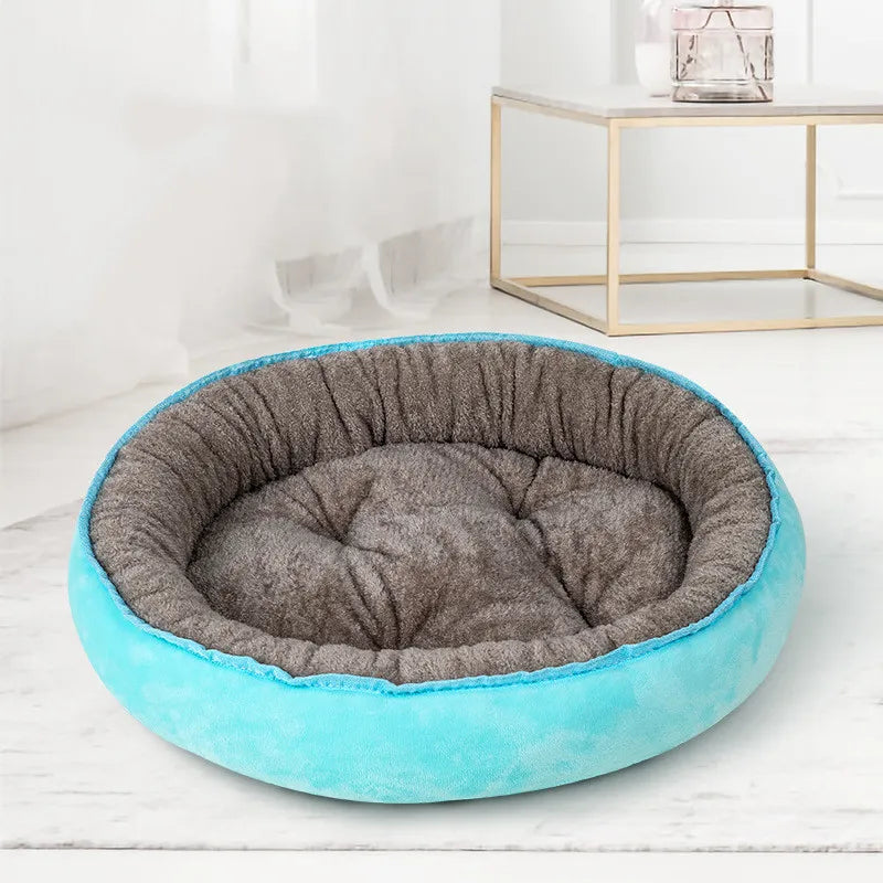 Ruby™ Dog Bed with Soft Cushion and Modern Dots Design