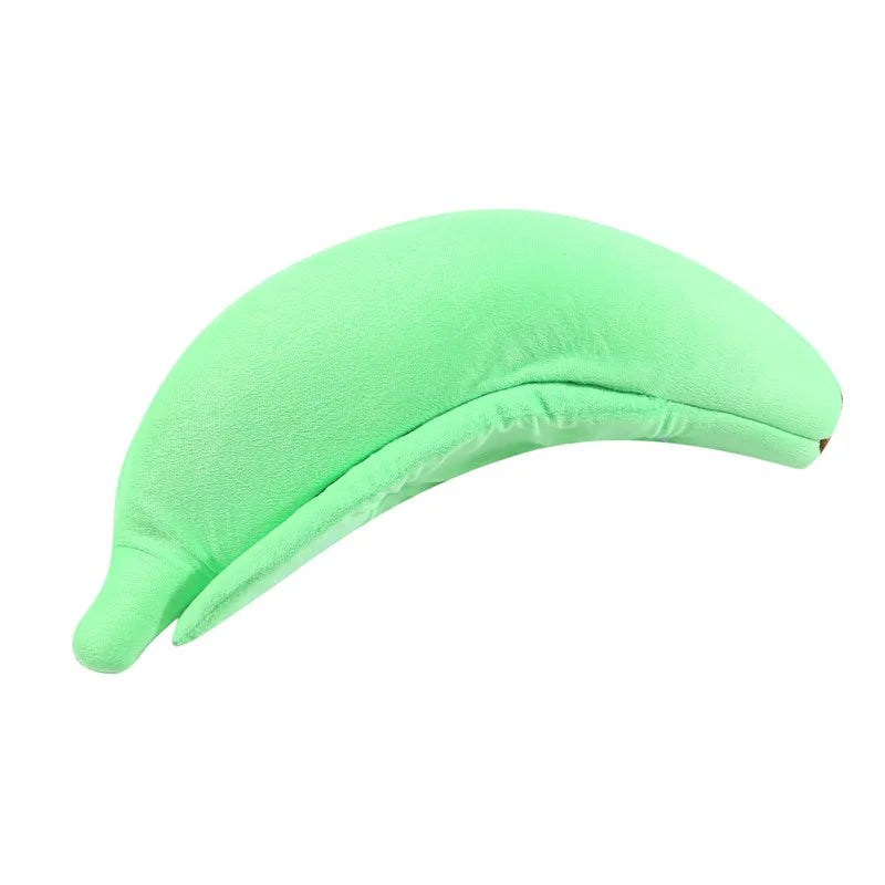 Mango™ Banana-Shaped Pet Bed with Plush Comfort and Semi-Enclosed Design