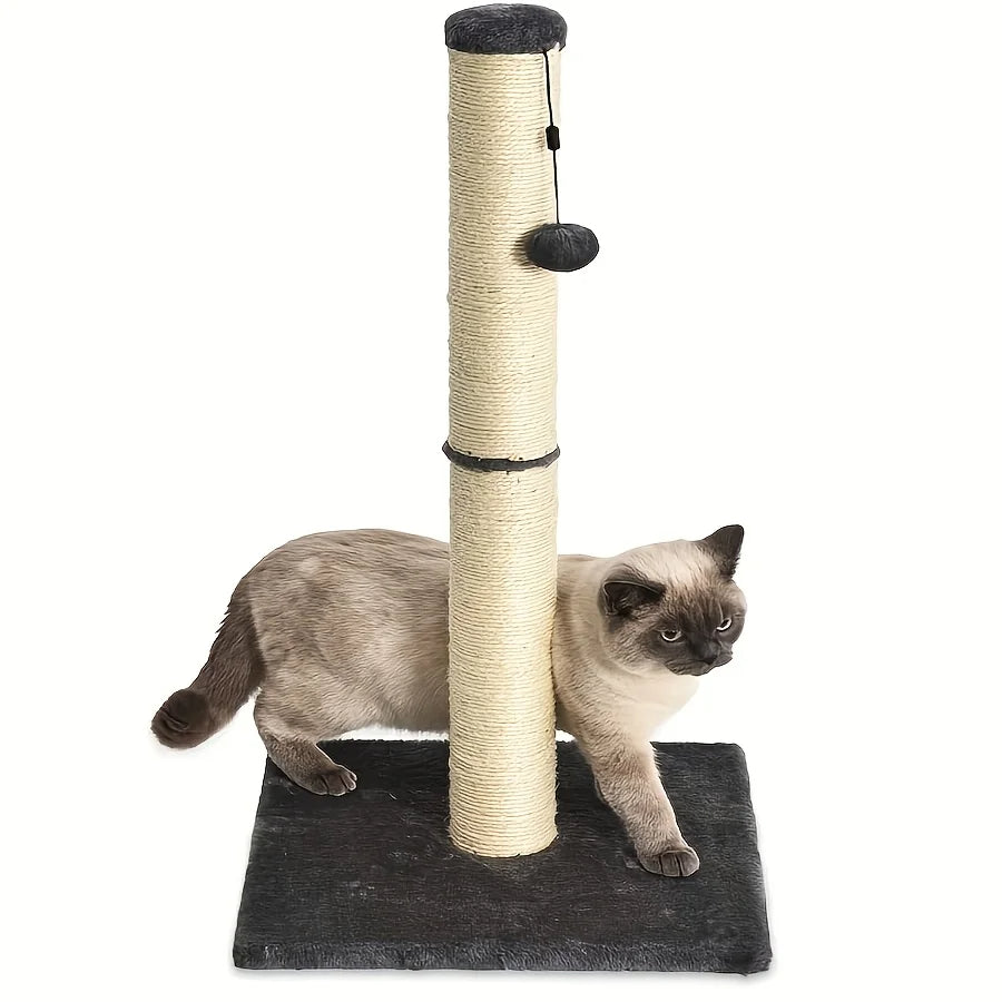 Oliver™ Tall Sisal Cat Scratching Post – Sturdy & Interactive Design