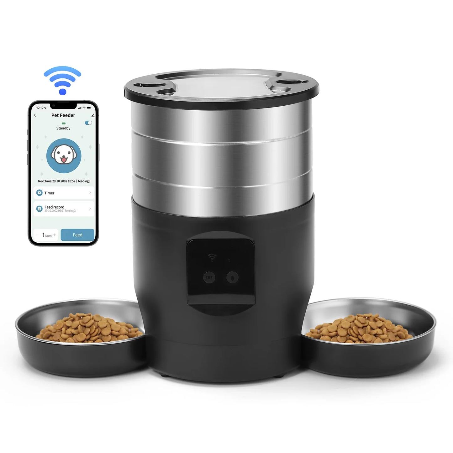 Bailey™ Smart Pet Feeder WiFi/Manual Automatic Food Dispenser