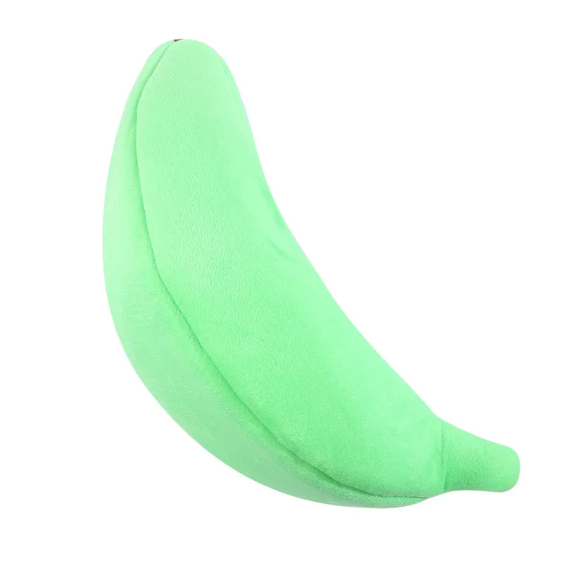 Mango™ Banana-Shaped Pet Bed with Plush Comfort and Semi-Enclosed Design