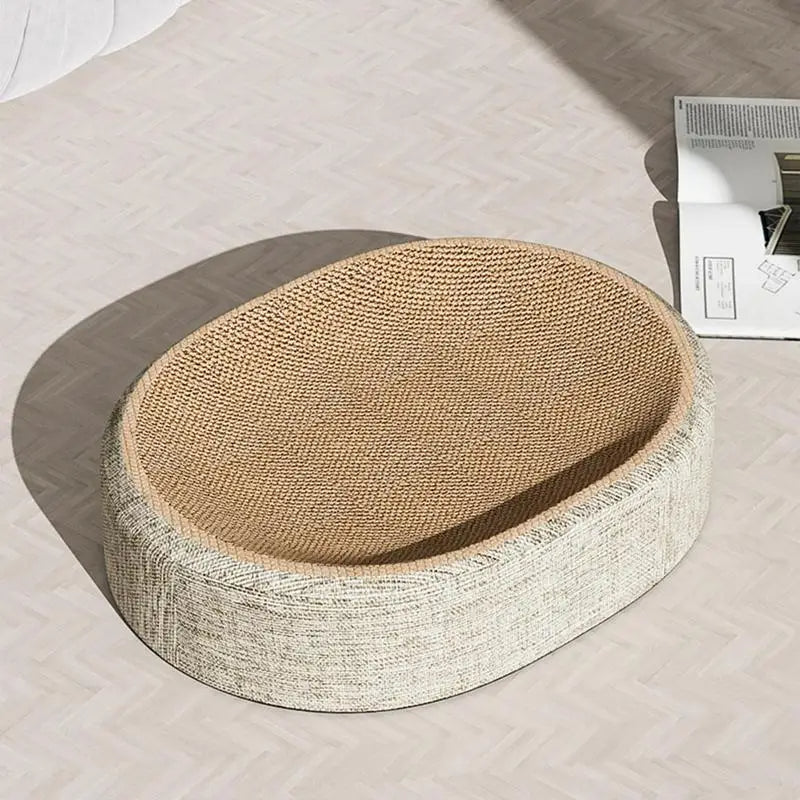 PurrLounge™ – Oval Cat Scratch Bed