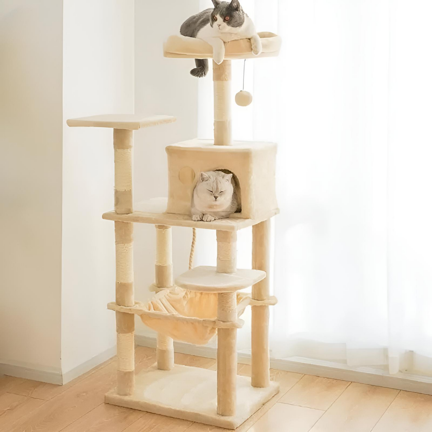 Milo™ Multi-Layer Cat Tree & Tower – Play, Rest & Scratch in One