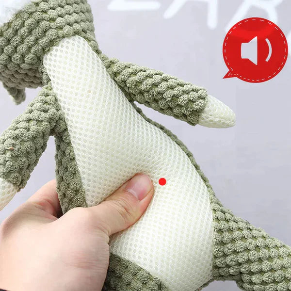 Max™ Plush Animal Dog Toy - Bite-resistant squeaky fun for endless play