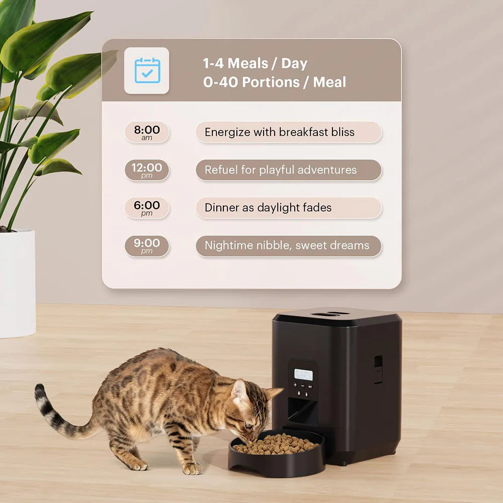 Milo™ Smart Pet Feeder Automatic Timed Food Dispenser For Dogs & Cats