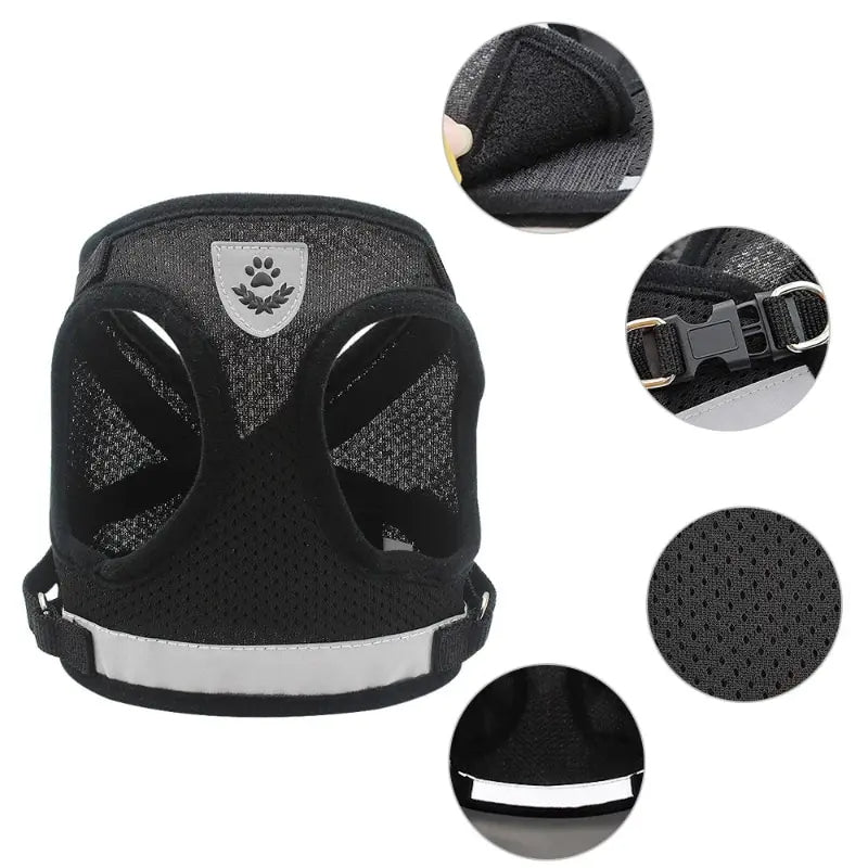 Zoe Reflective Mesh Dog Harness Breathable adjustable
