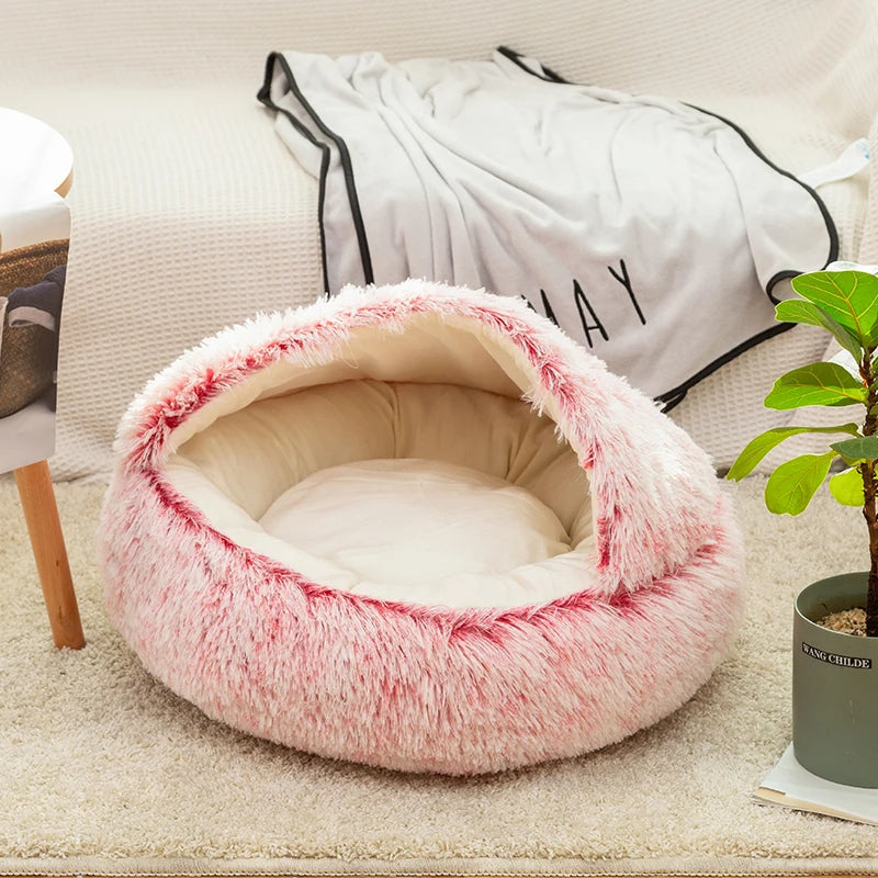Mochi™ Covered Dog Bed Ultra-Soft Plush Cave