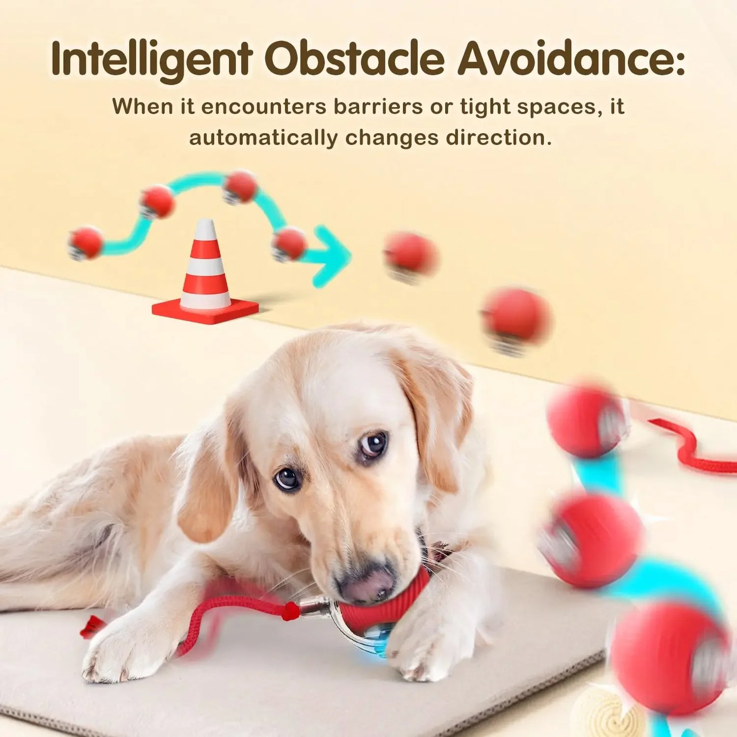 Pawsense™ Smart Interactive Cat & Dog Ball