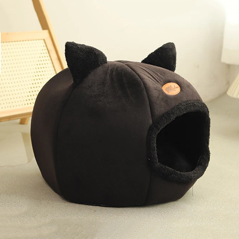 Luna™ Cozy Cave Bed - Enclosed Plush Hideaway For Warm And Secure Rest