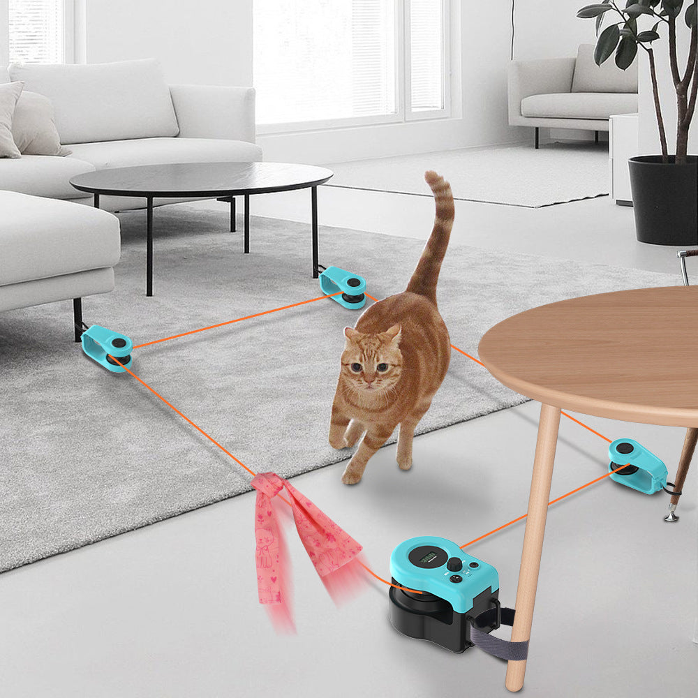 String Chase Cat Toy – Interactive Hunting Fun for Active Cats