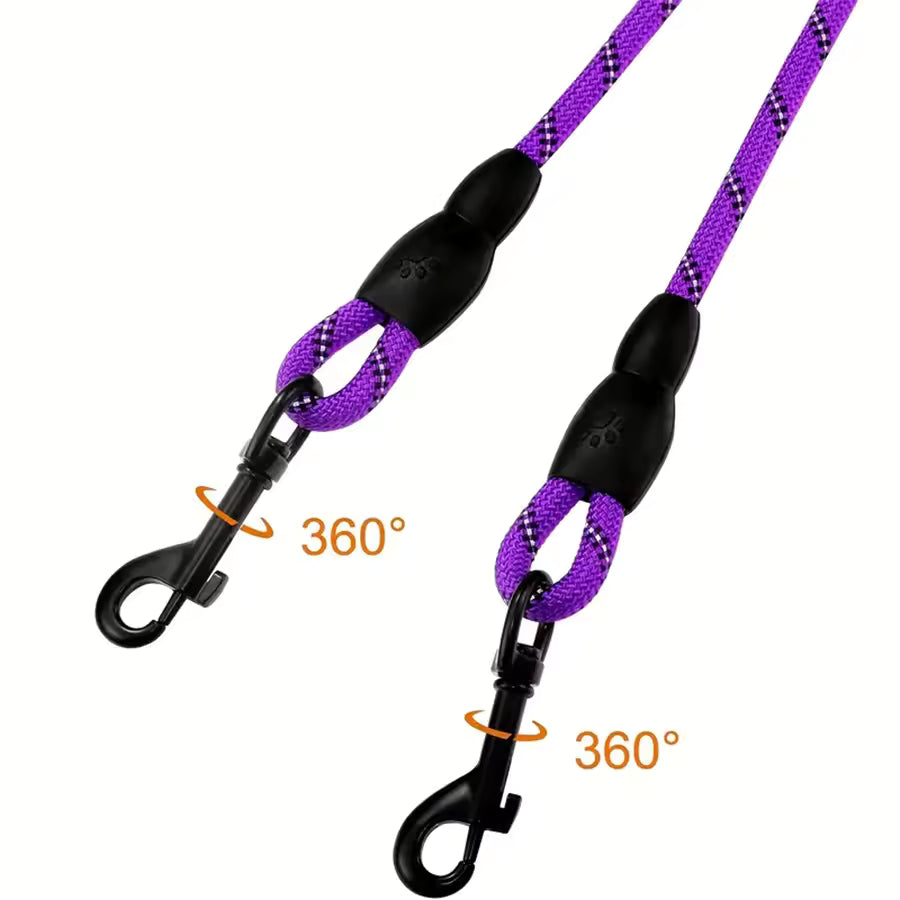 Buddy | Dual dog leash with 360° swivel and no-tangle design