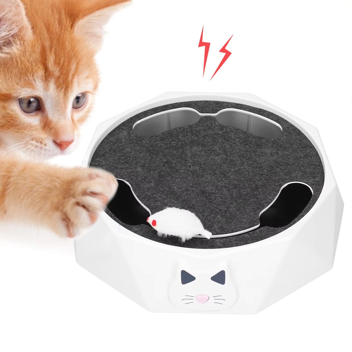 HuntMaster™ – Interactive Cat Toy with Moving Mouse