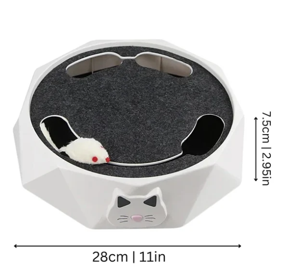 HuntMaster™ – Interactive Cat Toy with Moving Mouse