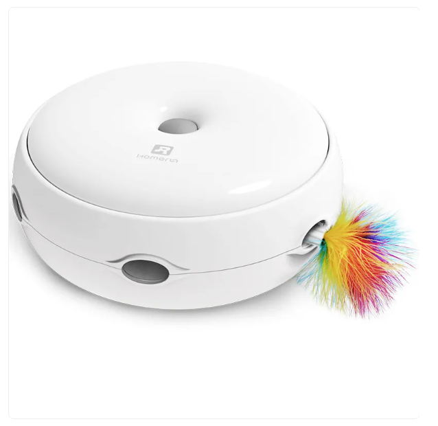 Milo™ Interactive Cat Toy – Automatic Rainbow Feather for Endless Play