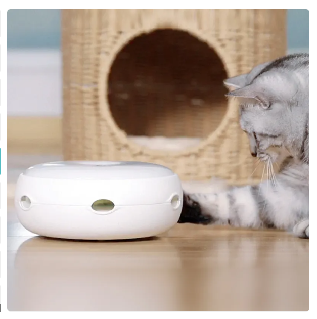 Milo™ Interactive Cat Toy – Automatic Rainbow Feather for Endless Play