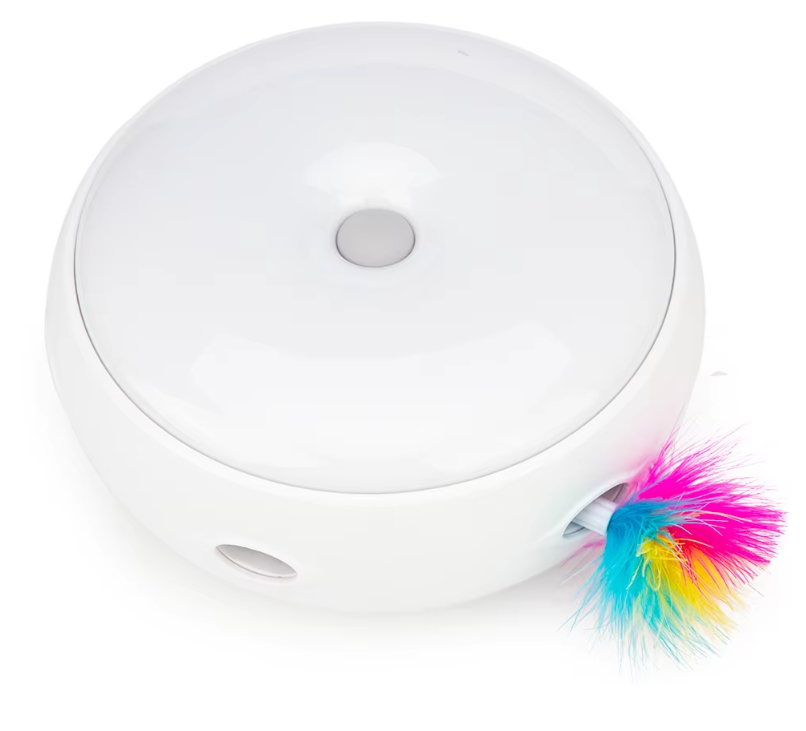 Milo™ Interactive Cat Toy – Automatic Rainbow Feather for Endless Play
