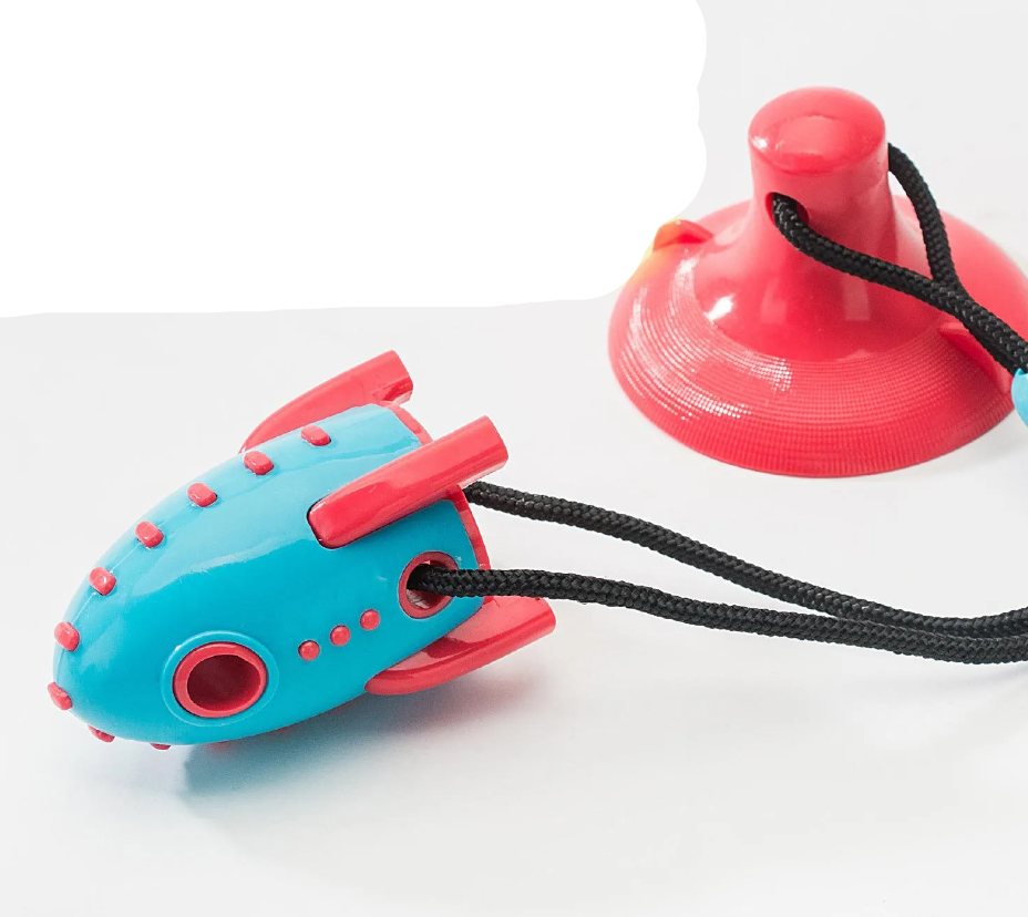 Rocket™ Interactive Dog Toy with Chew Design and Dental Health Support