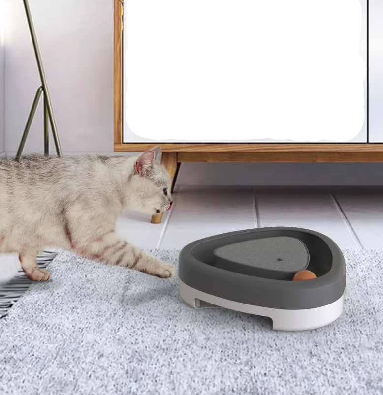Milo Interactive Cat Toy with Scratching Board and Rolling Ball