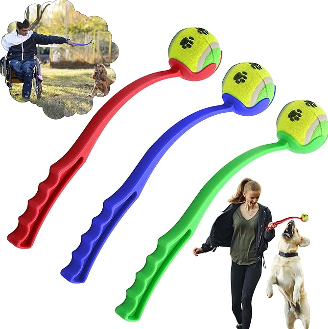 Cooper™ Dog Ball Thrower with Ergonomic Handle for Long-Distance Fetch