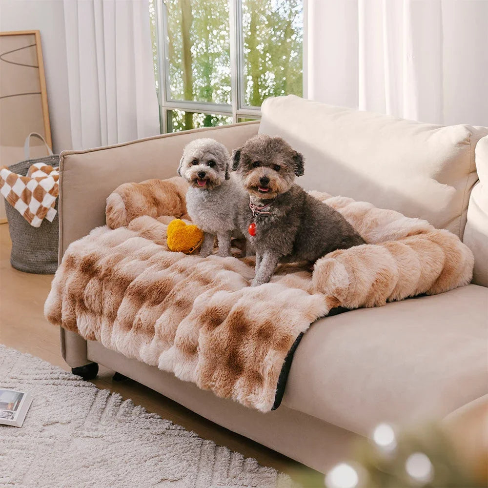 Milo™ Plush Pet Bed with Orthopedic Support and Ultra-Soft Fabric