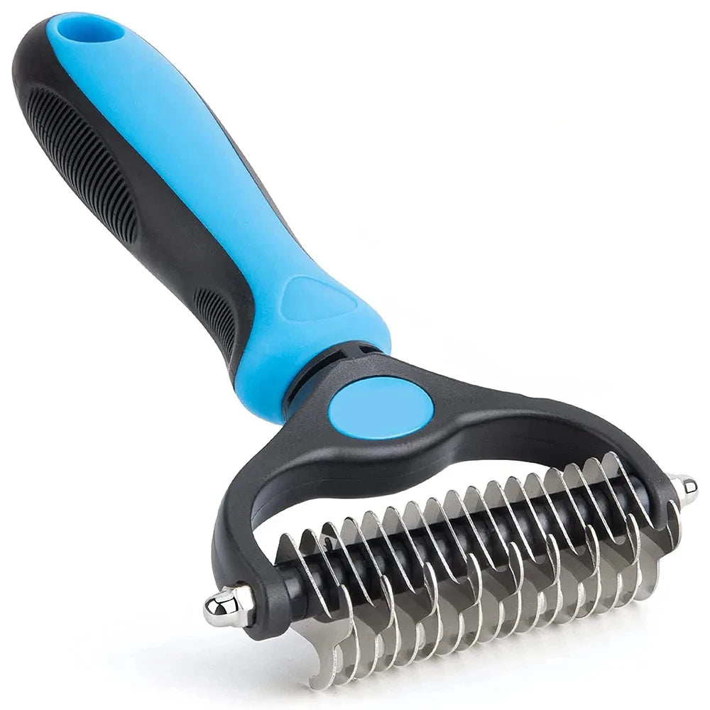Max™ Dual-Sided Dog Grooming Brush Deshedding Tool For Tangles & Loose Fur