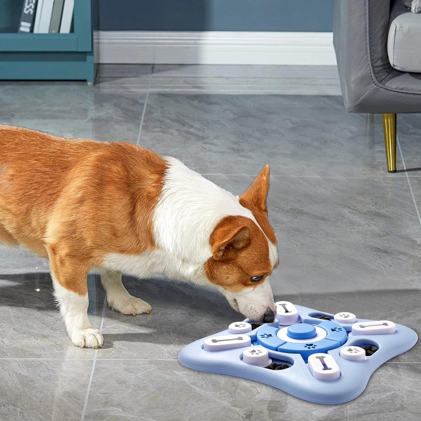 Charlie™ Interactive Play Station with Puzzle Feeder Design