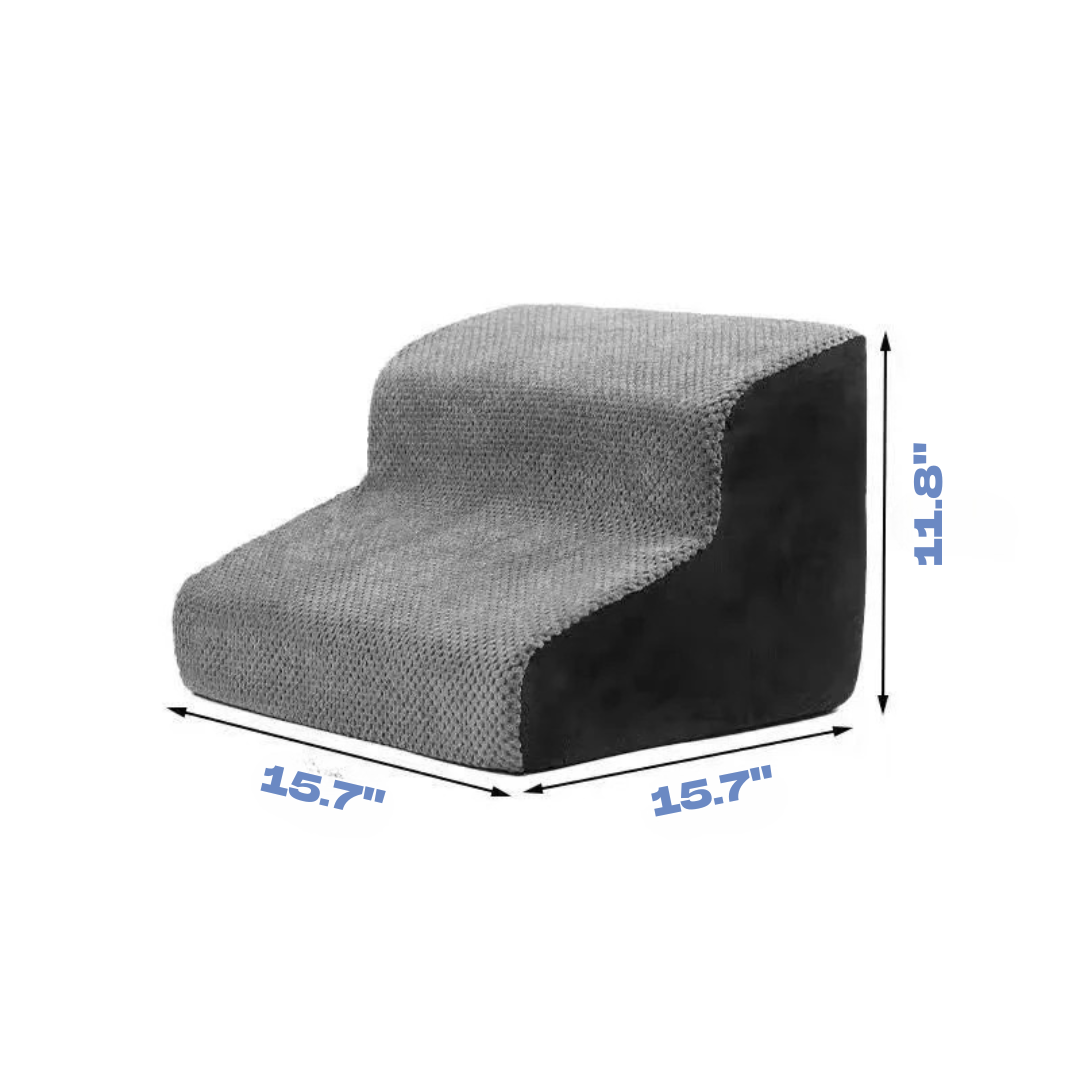 Elevate™ Foam Pet Stairs Non-Slip Dog Ramp for Small Pets
