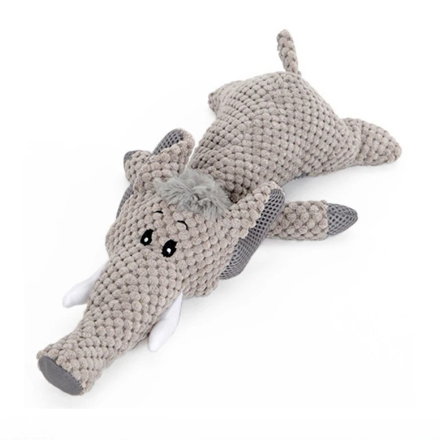 Max™ Plush Animal Dog Toy - Bite-resistant squeaky fun for endless play