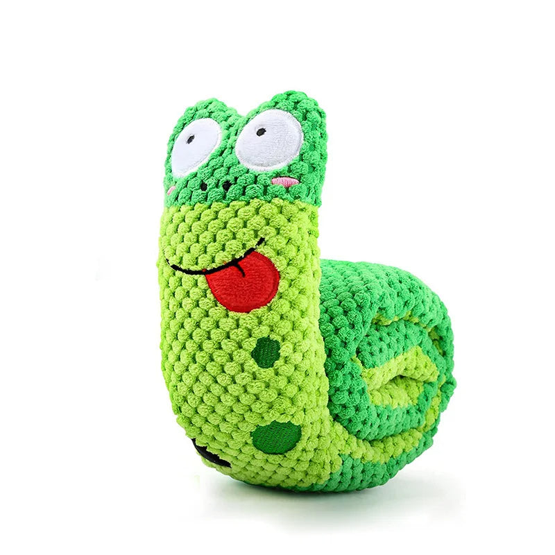Snugglesnail™ Interactive Squeaky Dog Toy