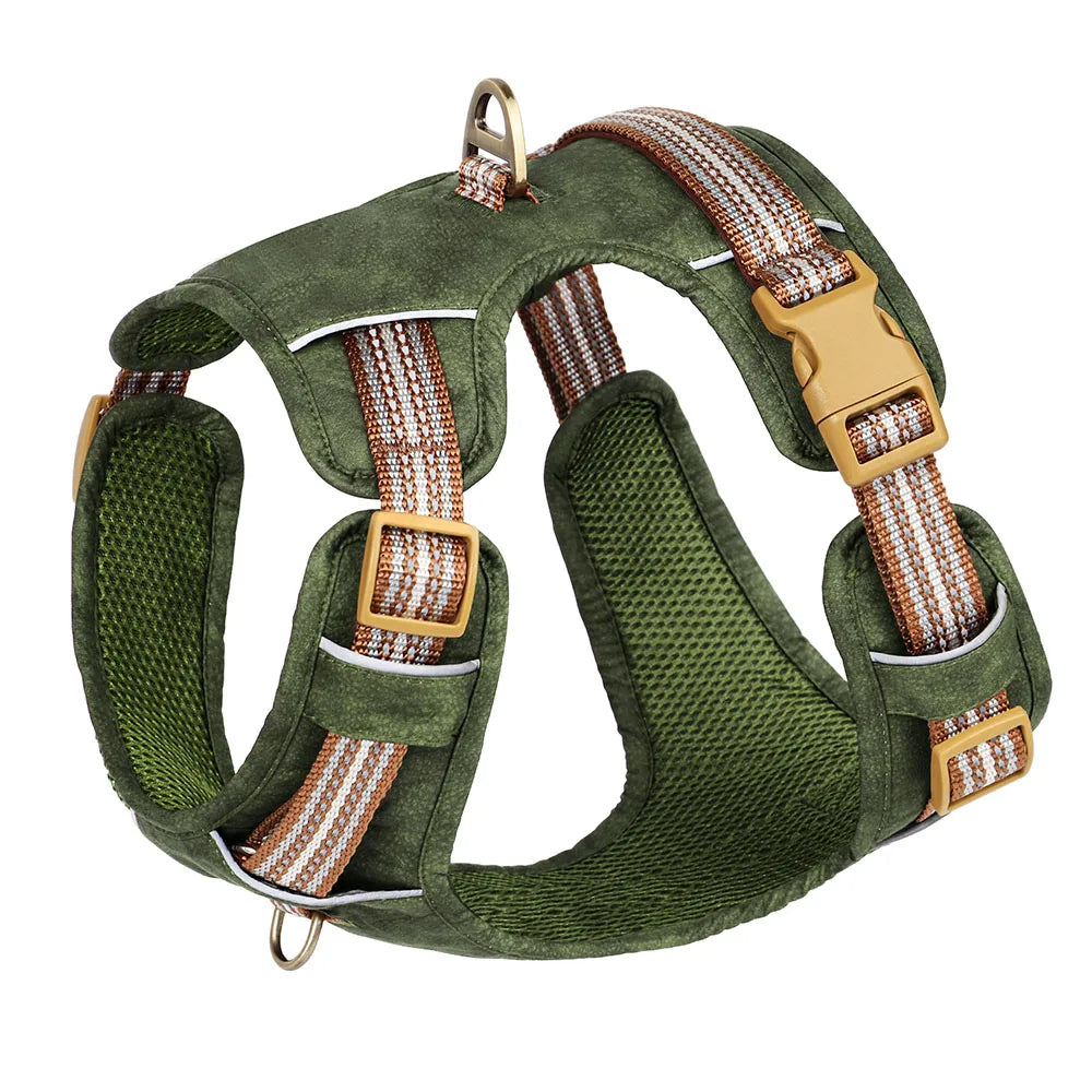Hunter™ Waterproof PU Harness Durable Adjustable Dog Harness
