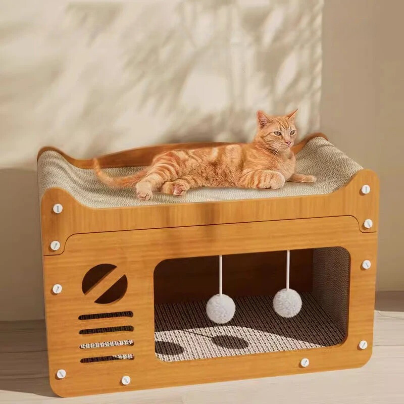 Simba™ Multi-Level Cat Tower – Stylish Scratcher & Cozy Hideout