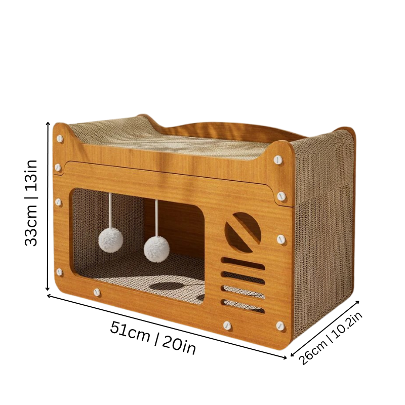 Simba™ Multi-Level Cat Tower – Stylish Scratcher & Cozy Hideout