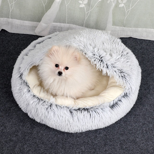 CozyCove™ – Snuggle Cave Bed for Cats & Small Dogs