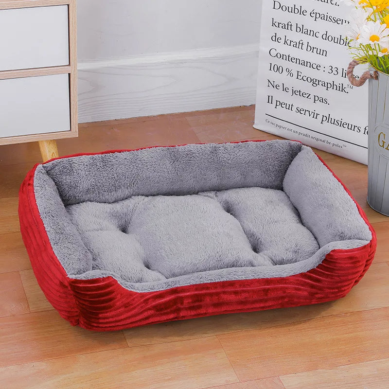 Rocky™ Square Pet Bed – Waterproof, Cozy & Supportive