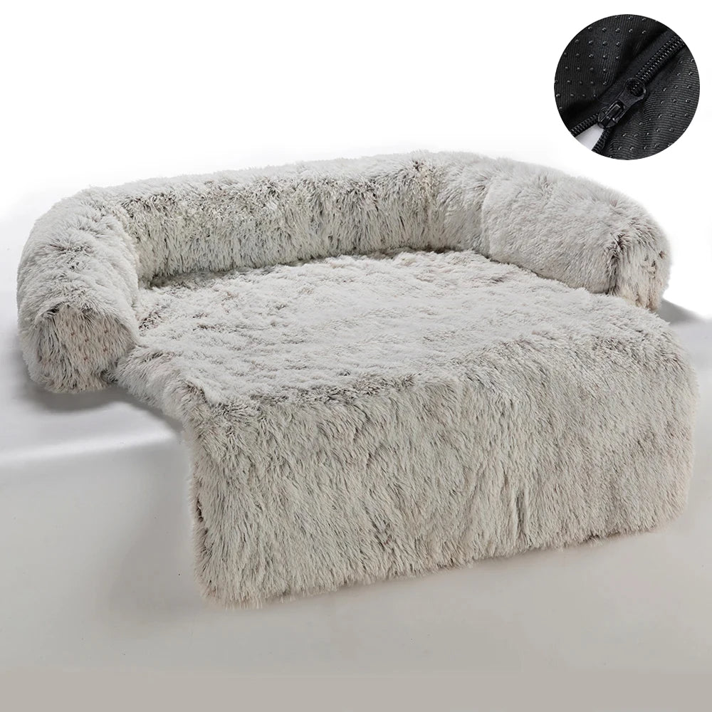 Bella Plush Dog Sofa Bed – Cozy Removable Cushion for Ultimate Comfort