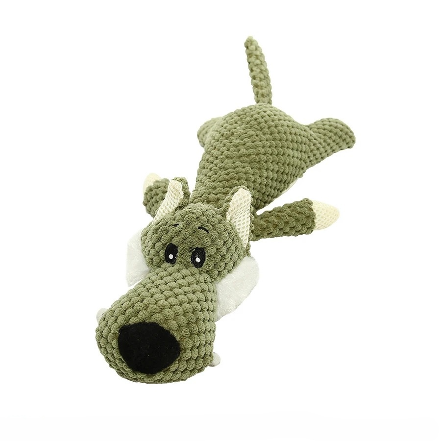 Max™ Plush Animal Dog Toy - Bite-resistant squeaky fun for endless play