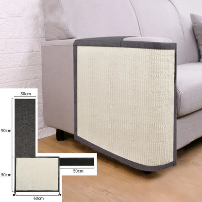 Oliver™ Cat Scratch Guard for Sofa Armrest with Durable Sisal Surface