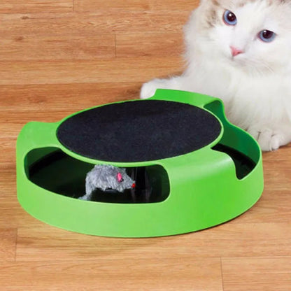 Whiskerhunt™ – Interactive Cat Toy with Moving Mouse