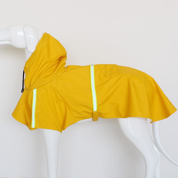 Waterproof Dog Raincoat with Adjustable Fit and Lightweight Design