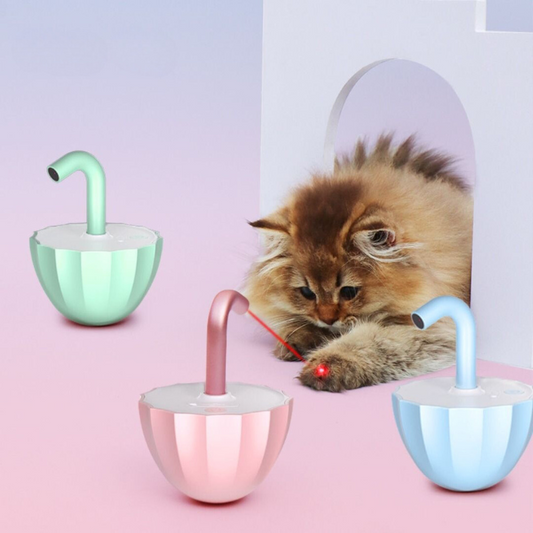 Milo™ Cat Laser Wobble Toy with Automatic Motion and Integrated Red Light