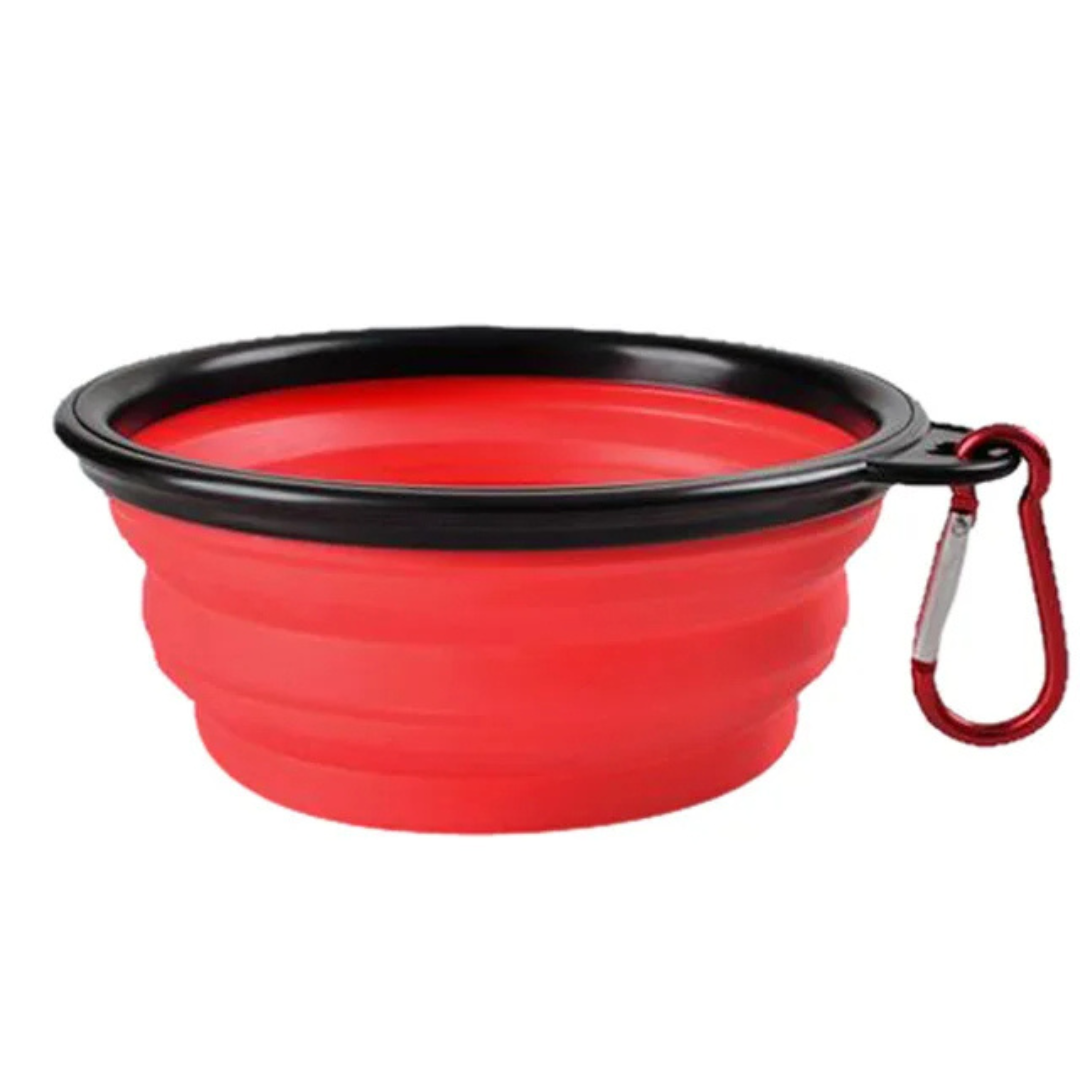 Collapsible Silicone Pet Bowl – Portable Travel Food & Water Bowl for Dogs and Cats
