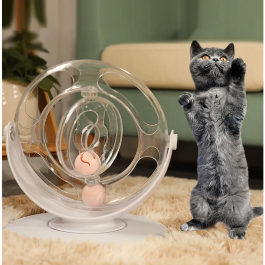 Luna™ Interactive Cat Toy with Rotating Balls and 360° Movement