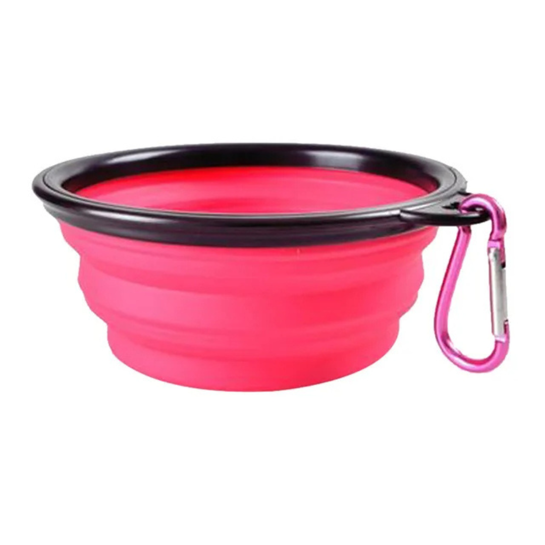 Collapsible Silicone Pet Bowl – Portable Travel Food & Water Bowl for Dogs and Cats