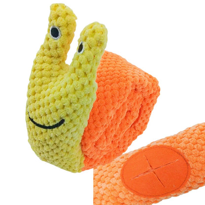 Snugglesnail™ Interactive Squeaky Dog Toy
