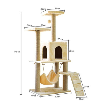 Milo™ Multi-Layer Cat Tree & Tower – Play, Rest & Scratch in One