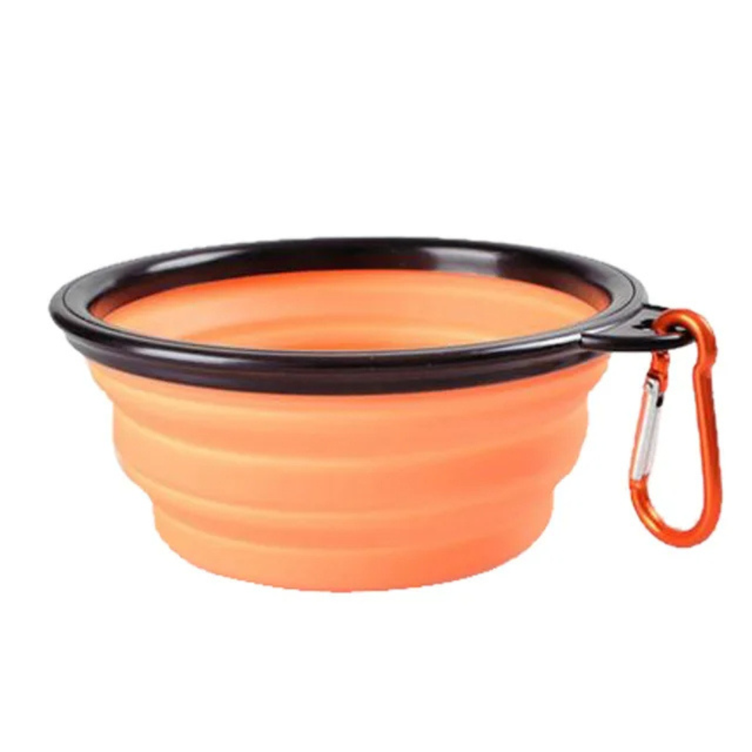 Collapsible Silicone Pet Bowl – Portable Travel Food & Water Bowl for Dogs and Cats