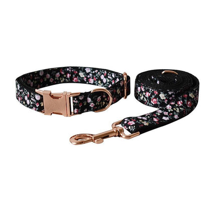 Floral Pet Leash & Collar Set – Stylish, Durable & Designed for Comfortable Walks
