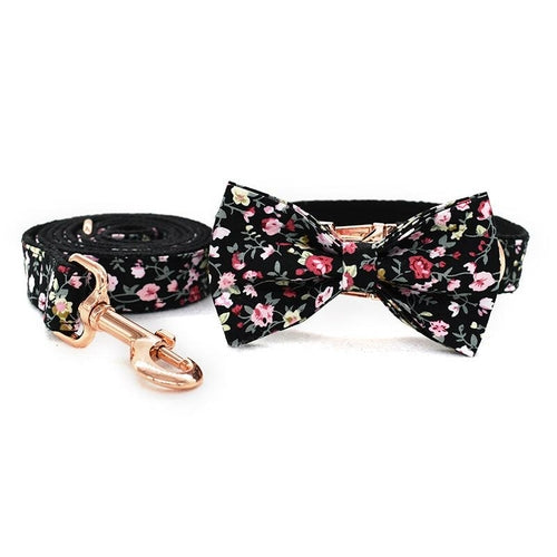 Floral Pet Leash & Collar Set – Stylish, Durable & Designed for Comfortable Walks